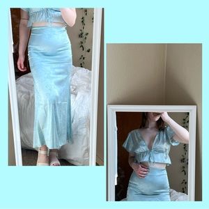 MATCHING SET BUNDLE!! | SHEIN floral top and skirt